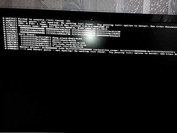 Kernel panic not syncing: vfs: unable to mount root fs