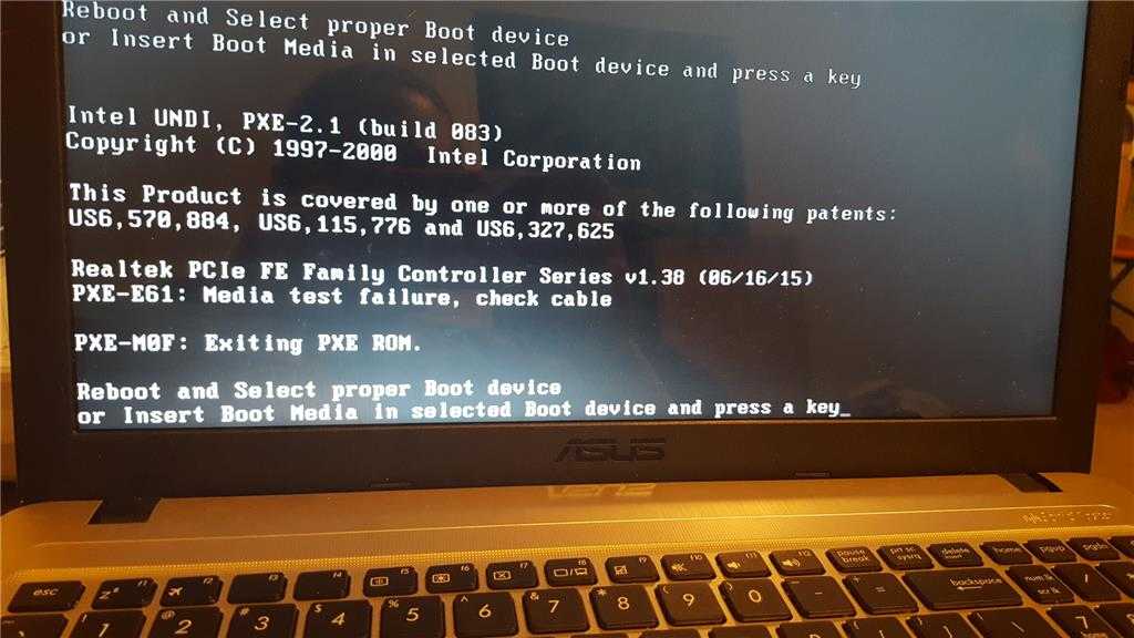 Как исправить ошибку «reboot and select proper boot device»?