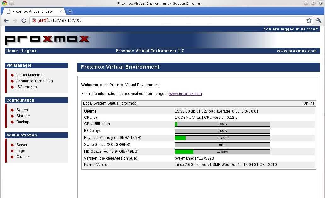Как установить mikrotik os на виртуальную машину proxmox — технический блокнот