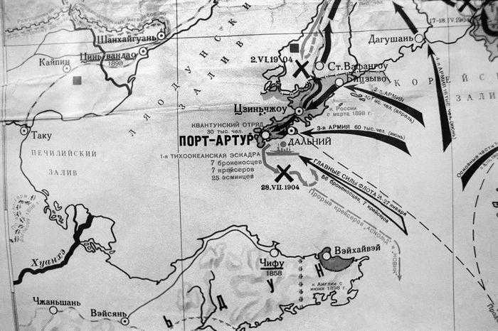 Карта порт артура 1904 1905 годов