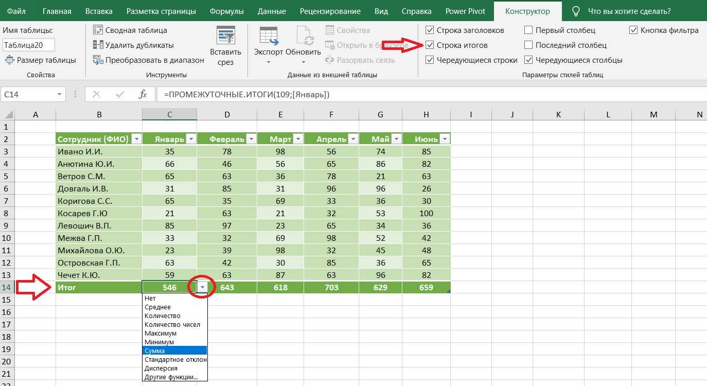 Следующий итог. Умная таблица в excel. Строка итогов в excel. Итоговая строка в excel. Строка итогов в эксель.