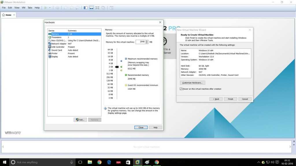 Как настроить сервер vmware workstation и предоставить общий доступ к виртуальным машинам в windows 10