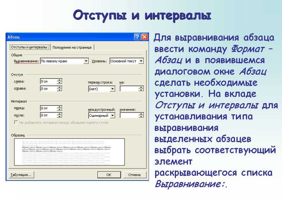 Составляющие абзаца. Отступы и интервалы. Отступы и интервалы в Ворде. Абзацный отступ это интервал. Междустрочный интервал в диалоговом окне Абзац.