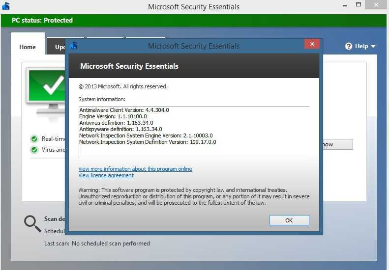 Microsoft security essentials 4.10.209 скачать бесплатно для windows