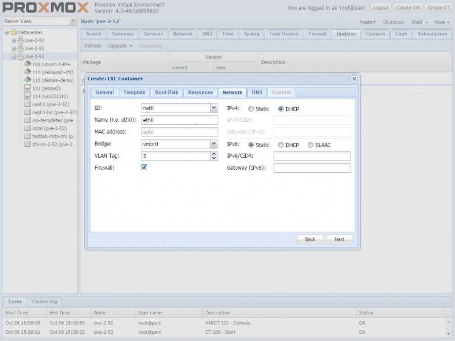 Настройка nat в системе виртуализации proxmox ve | одминский блог