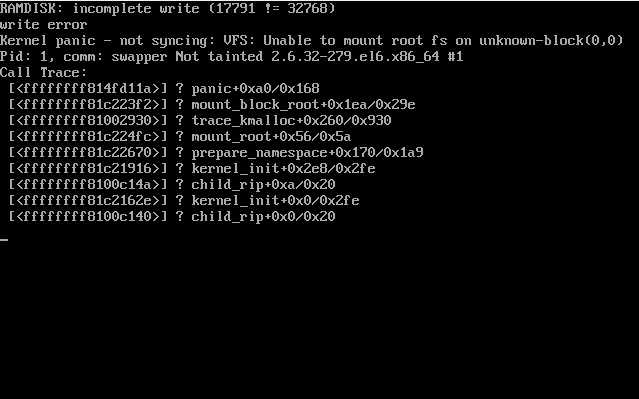 [bug] kernel panic - not syncing: vfs: unable to mount root fs on unknown-block(0,0) · issue #1016 · code-ready/crc · github