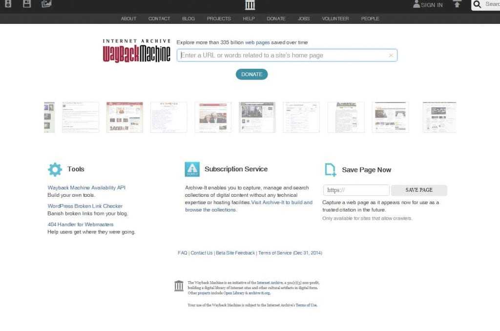 Wayback machine downloader - $11/whole domain - free trial