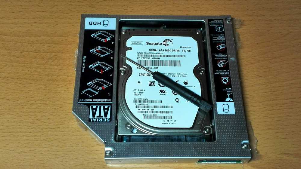 Установка жесткого диска вместо cd/dvd-дисковода в ноутбуке