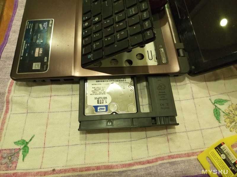 Жесткий диск вместо дисковода в ноутбуке - подробная инструкция