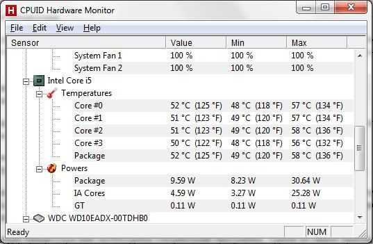 Какая нормальная температура процессора ноутбука и как понизить