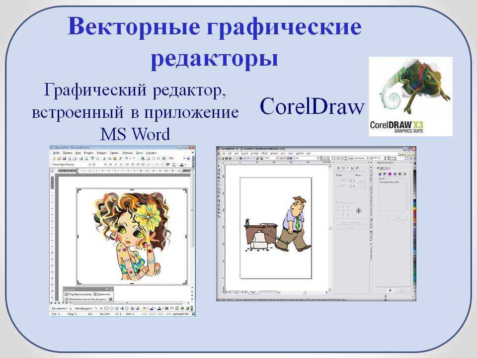 Векторный графический редактор презентация