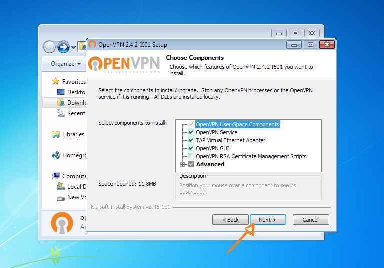 Настраиваем серверную и клиентскую часть openvpn на windows