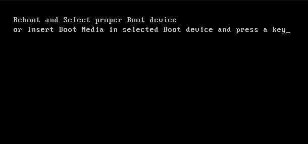 Reboot and select proper boot device: как решить проблему — пошаговая инструкция