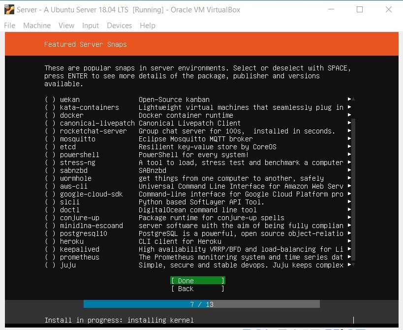 Установка ubuntu server 16.04 пошагово