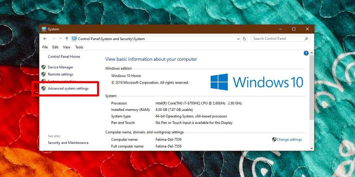 Домен виндовс 10. Win 10 имя компьютера. Сетевое имя компьютера как найти Windows 10. Control Panel System and Security Windows 10. Задать имя компьютера Windows 10.