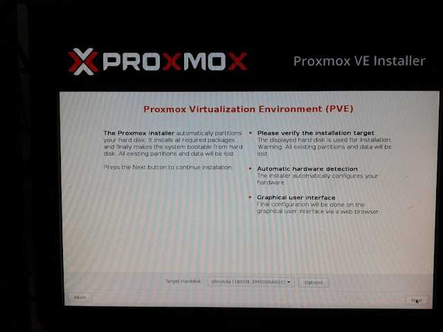 Proxmox 5 установка и настройка
