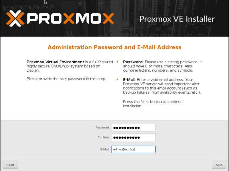 Proxmox 5 установка и настройка