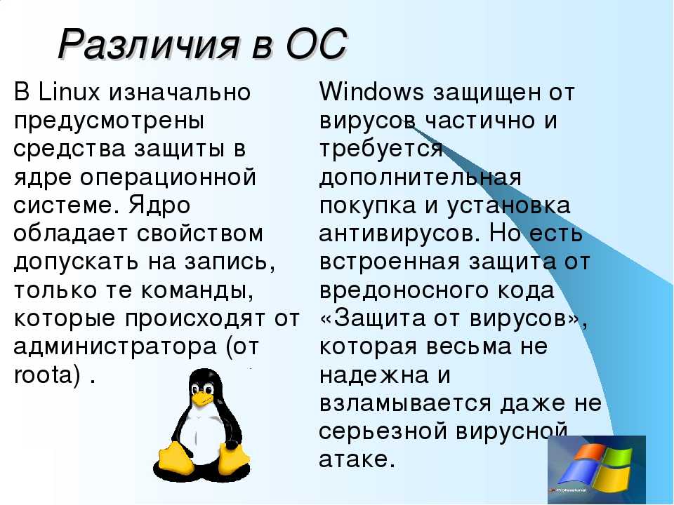 Сравнение linux и windows. в чем разница и что лучше? | уроки по linux - ravesli