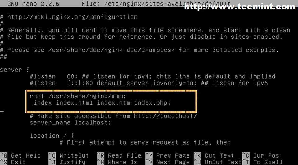Nginx sites enabled. Nginx файл. Nginx default config Server. Скрин nginx php Ubuntu. Sudo Nano /etc/nginx/sites-enabled/default.